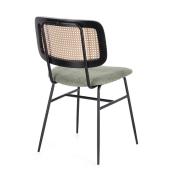 fekete rattan fem szek modern zold karpit lakas otthon etterem kavezo etkezo butor etkezoszek retro loft ipari stilus.jpg